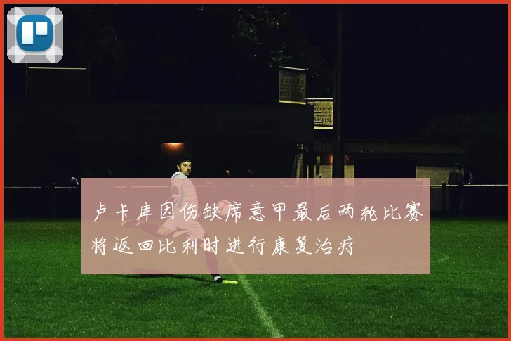 卢卡库因伤缺席意甲最后两轮比赛将返回比利时进行康复治疗